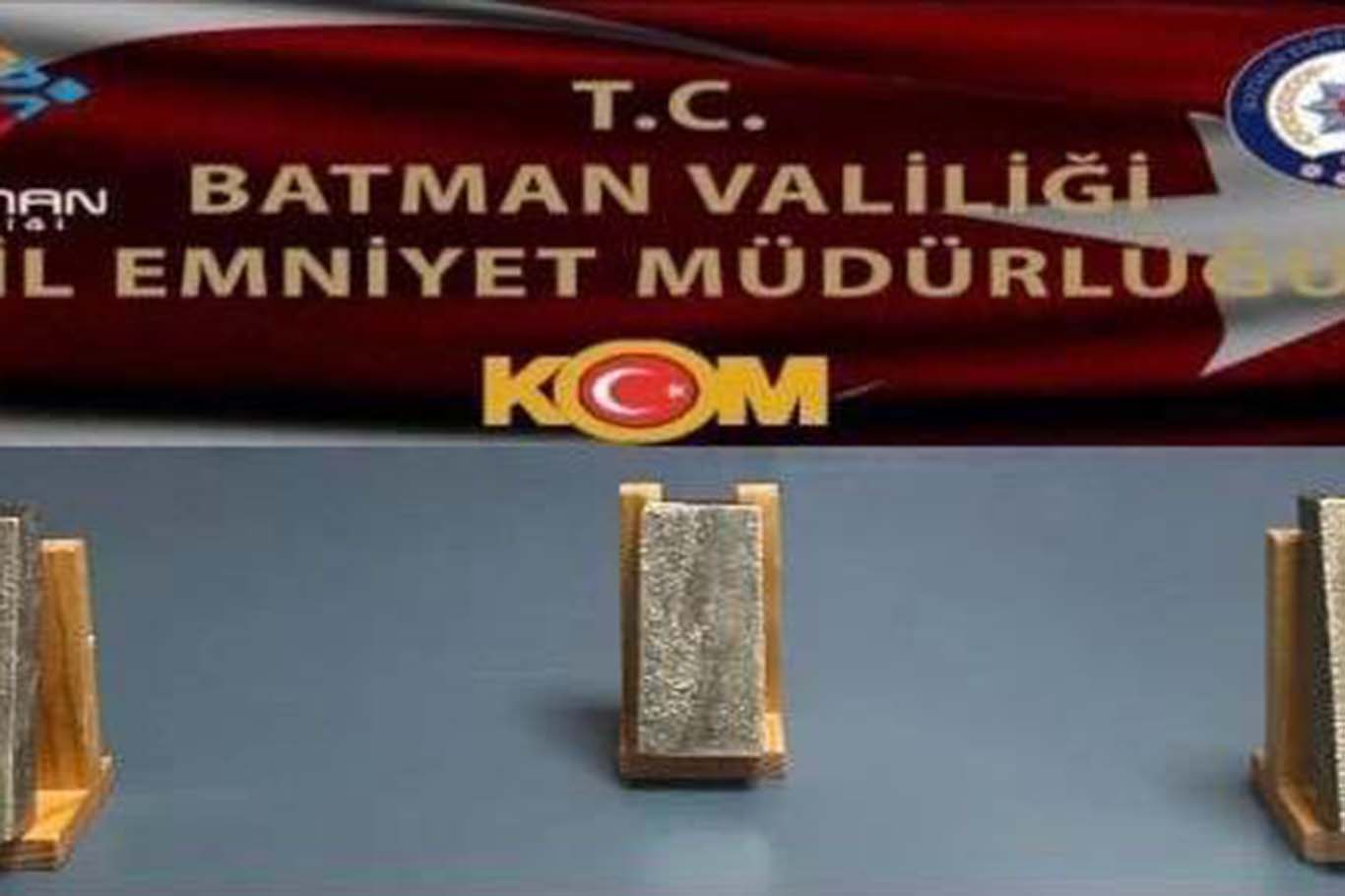 Batman'da kaçak altın operasyonu: 2, 5 kiloyu aşkın altın ele geçirildi