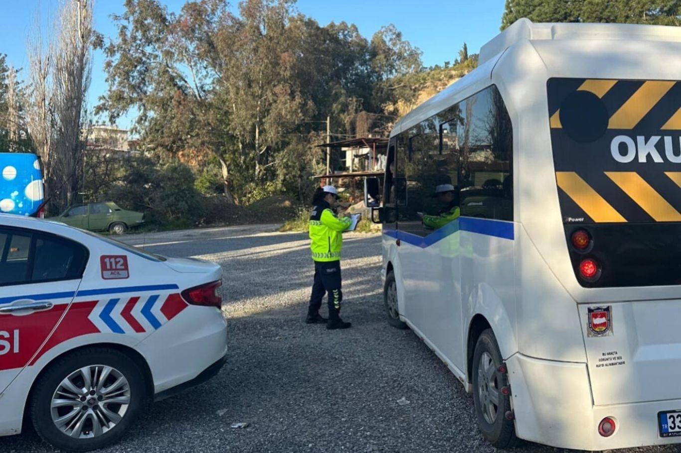 Mersin'de Jandarmadan trafik güvenliği eğitimi ve denetimler sürüyor