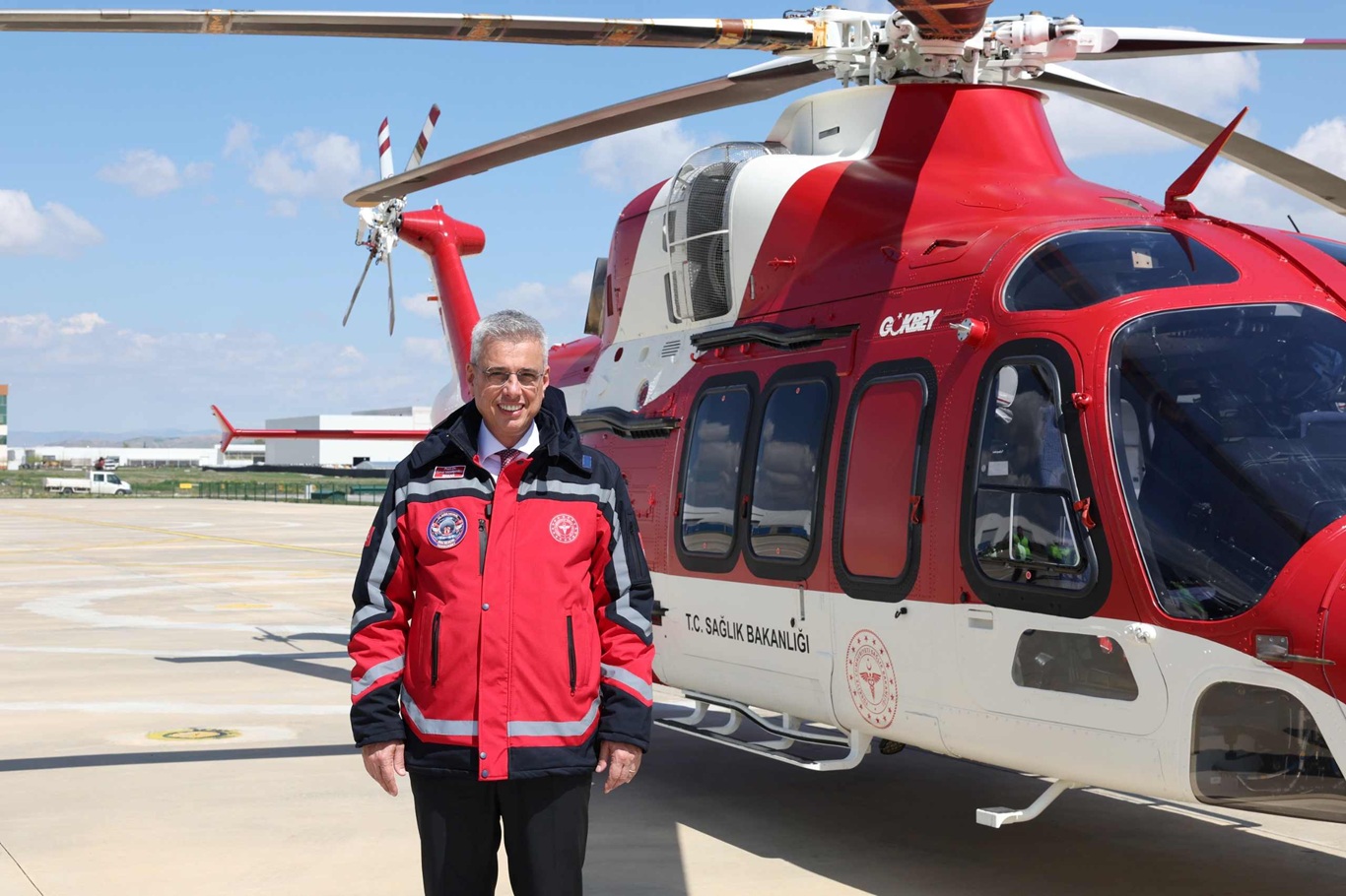 Sağlık Bakanı Memişoğlu GÖKBEY Hava Ambulansı için TUSAŞ'ta Düzenlenen Programa Katıldı