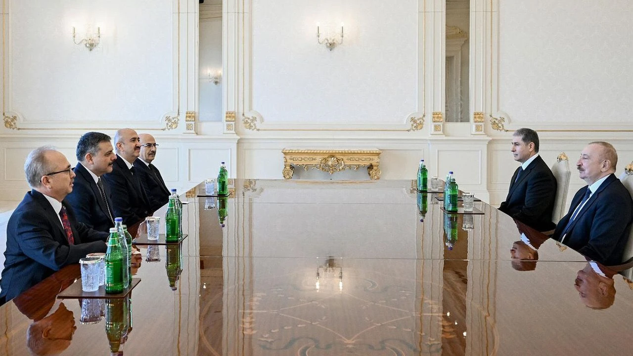 Bakan Çiftçi, Aliyev ile ile ile görüştü!