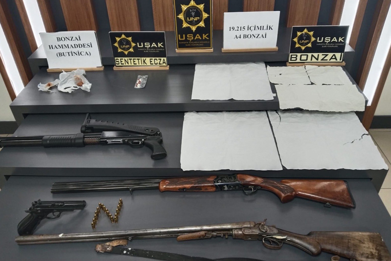 Uşak'ta uyuşturucu operasyonu: 3 şüpheli tutuklandı