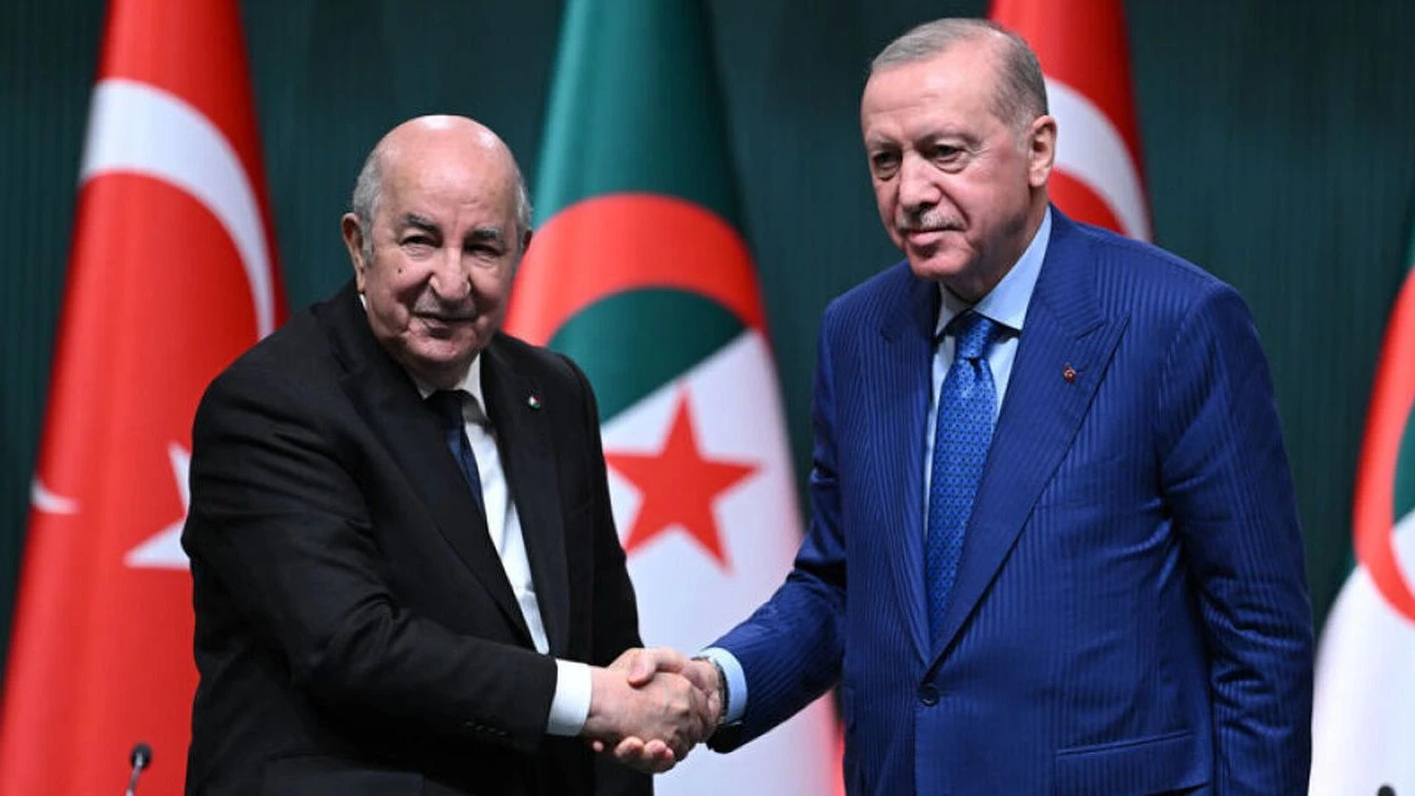 Cumhurbaşkanı Erdoğan, Cezayir Cumhurbaşkanı ile görüştü