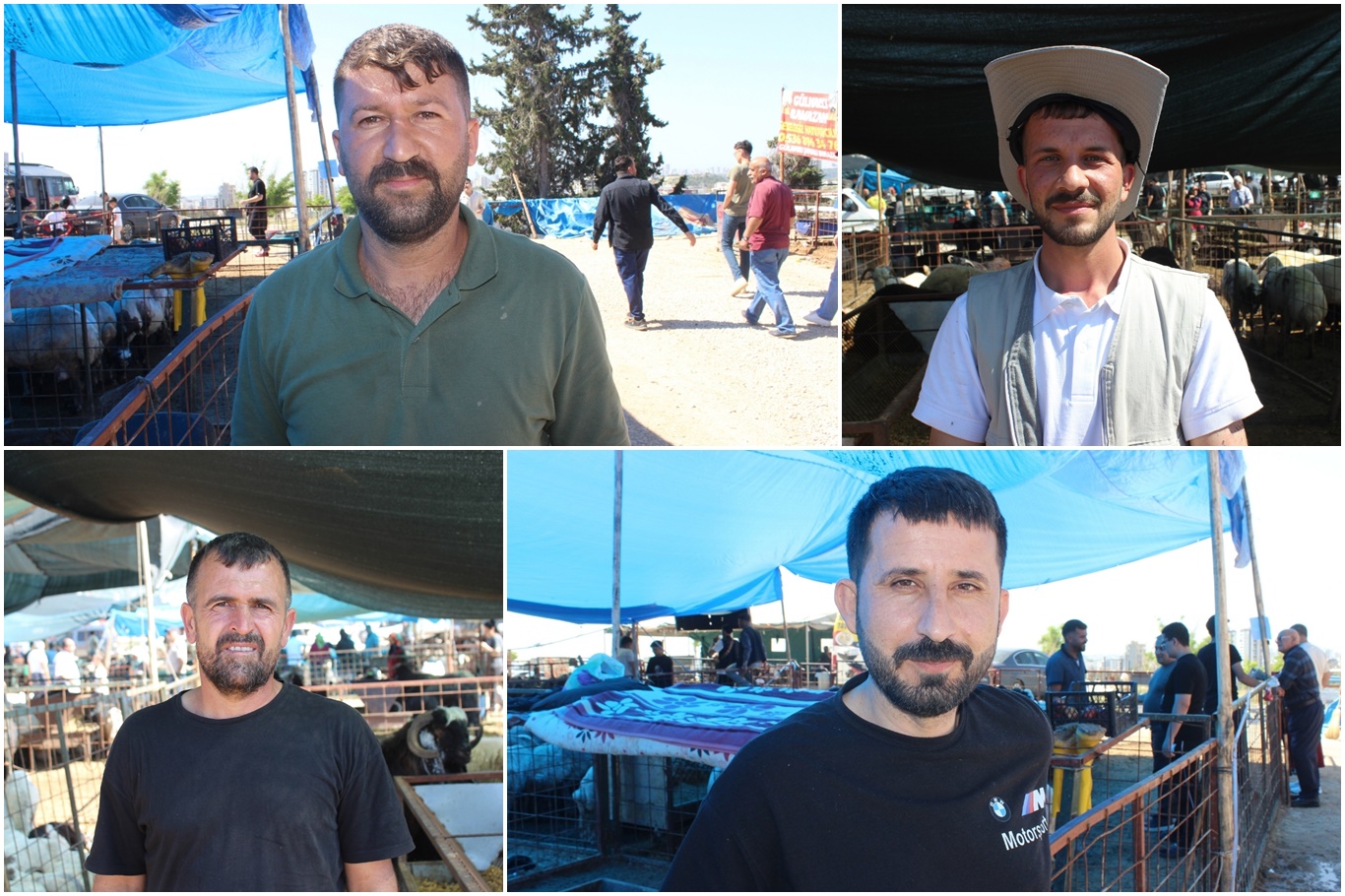 Kurban Bayramı'nın ikinci gününde hayvan pazarında satışlar beklentinin altında kaldı
