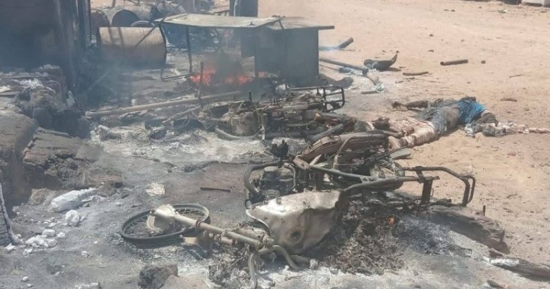 Sudan’da pazar yerine İHA saldırısında çoğu kadın 14 sivil katledildi