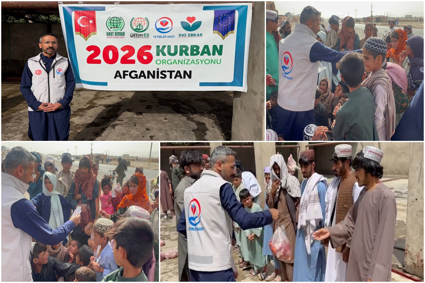 Hayırseverlerin emanetleri Afganistan’daki yetimlere ulaşıyor