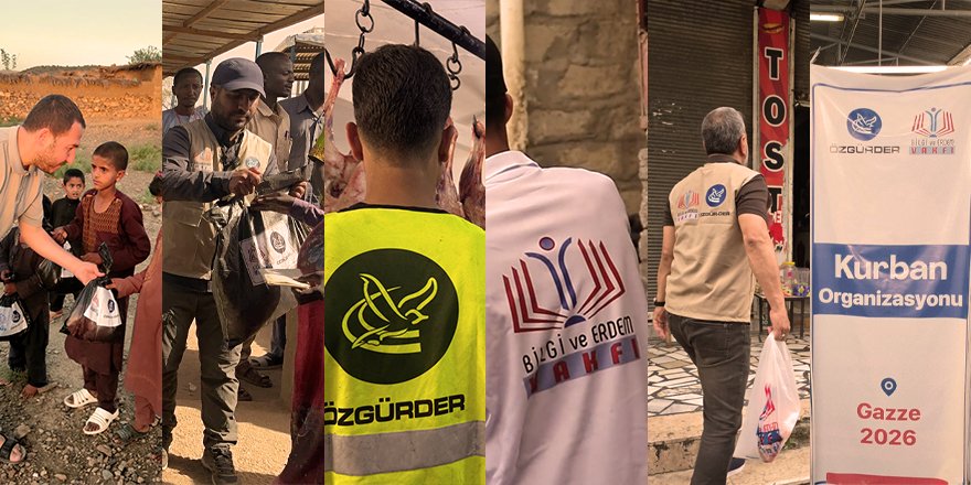 Bilgi ve Erdem Vakfı ile Özgür-Der binlerce kurban vekaleti ulaştırdı