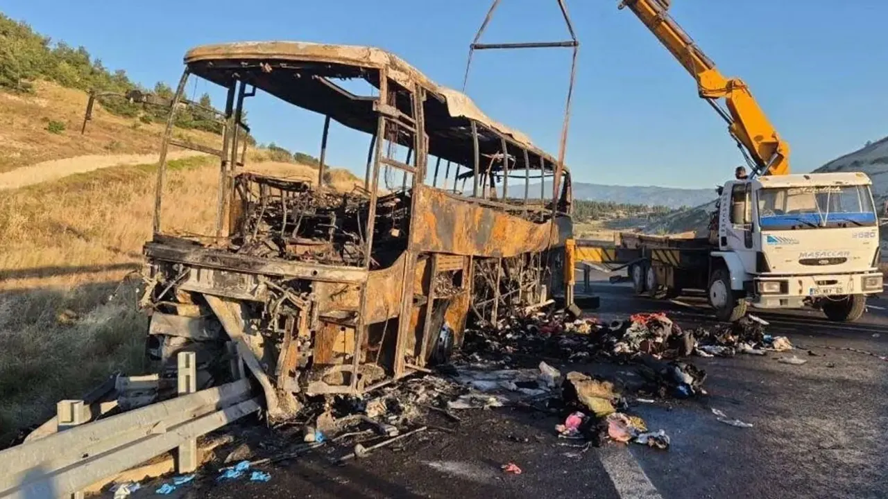 Denizli'deki otobüs yangınında yeni gelişme!