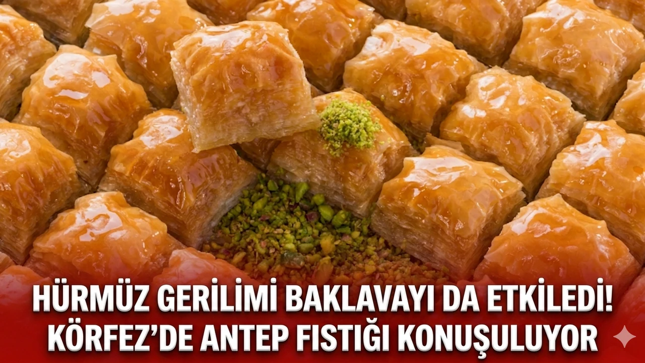 Hürmüz gerilimi baklavayı da etkiledi! Körfez'de Antep fıstığı konuşuluyor