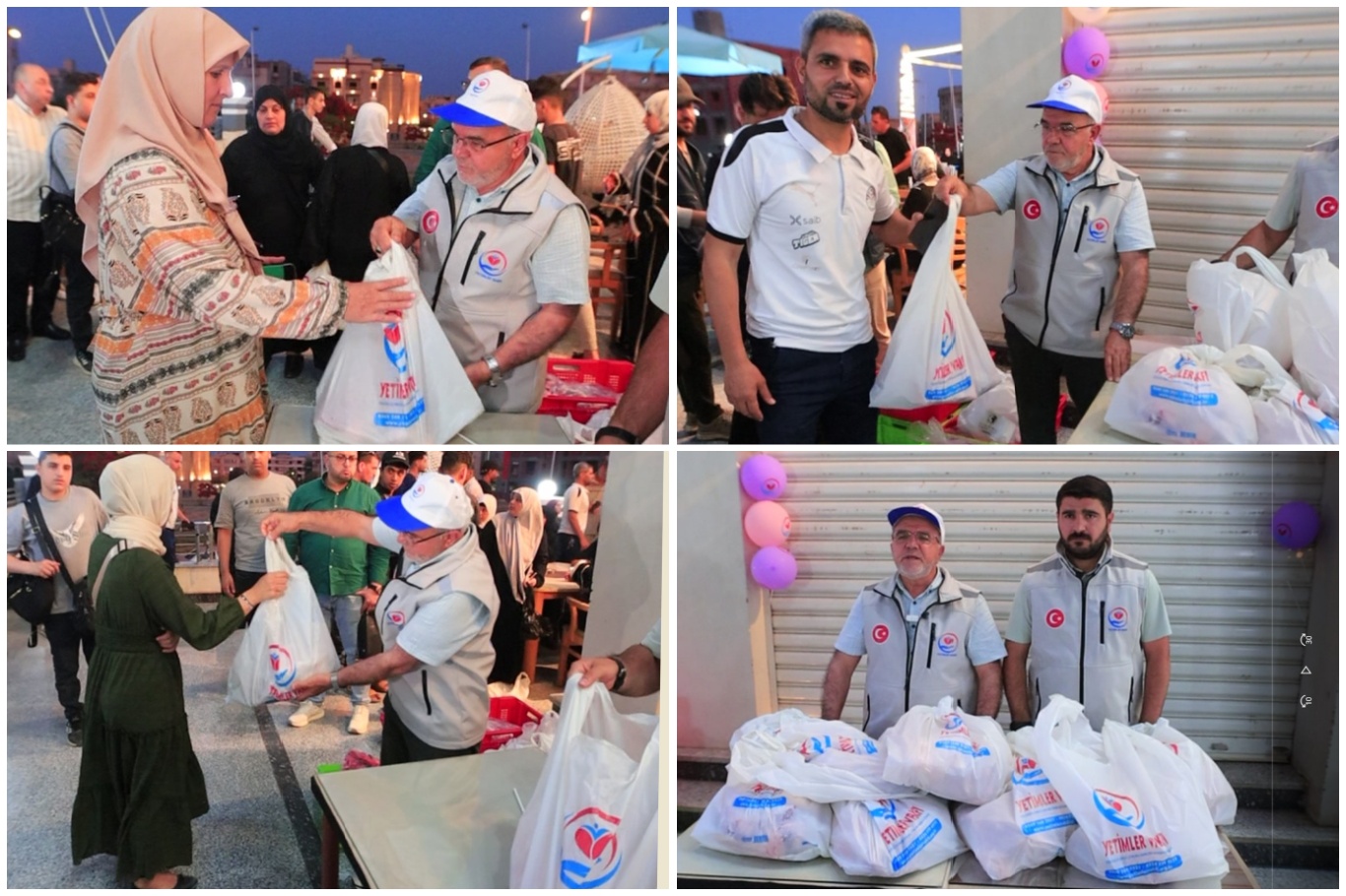 Yetimler Vakfı kurban etlerini Mısır'daki Gazzeli ailelere dağıttı
