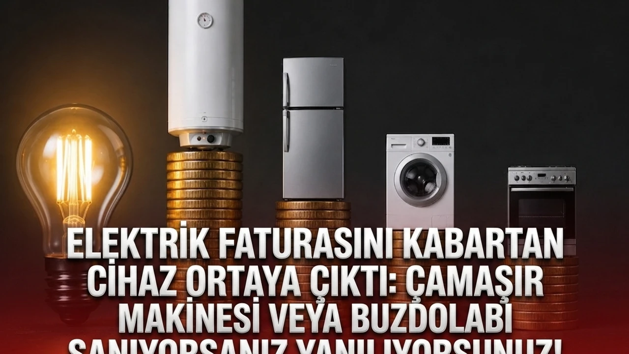 Elektrik faturasını kabartan cihaz ortaya çıktı: Çamaşır makinesi veya buzdolabı sanıyorsanız yanılıyorsunuz!