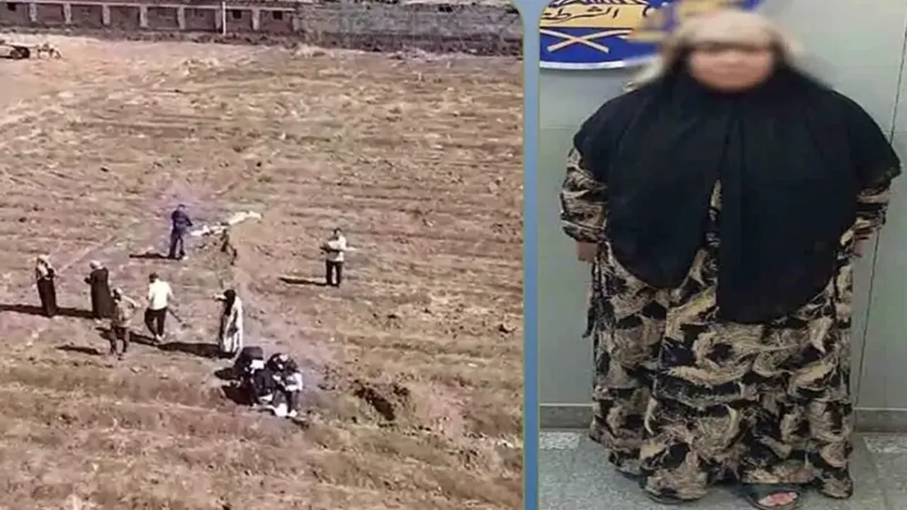 Oğluna sınavda okul balkonunun altından kopya vermeye çalışan anne yakalandı