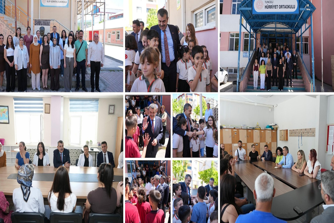 Bakan Tekin'den Tunceli'de öğrenci ve öğretmenlere sürpriz ziyaret