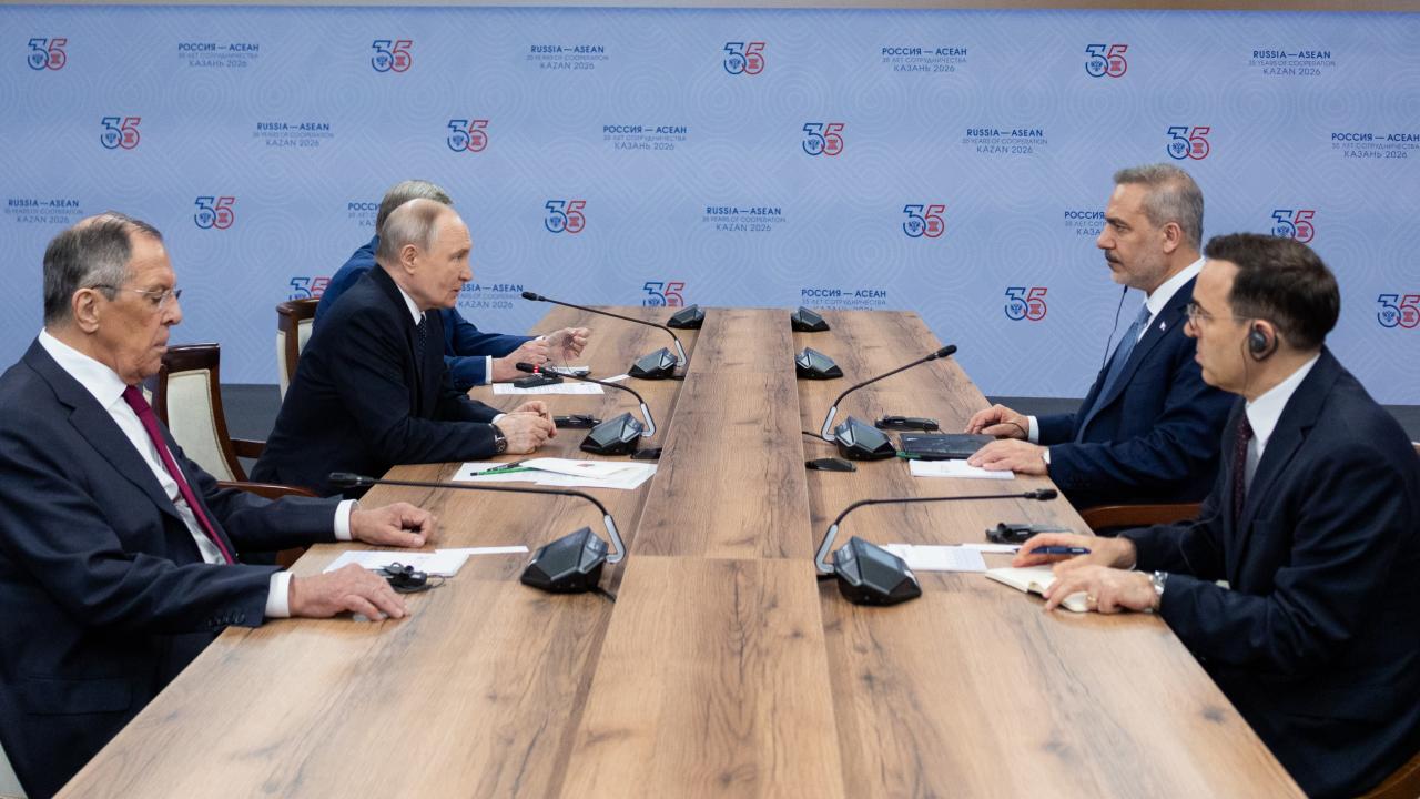 Dışişleri Bakanı Fidan, Rusya Devlet Başkanı Putin ile görüştü
