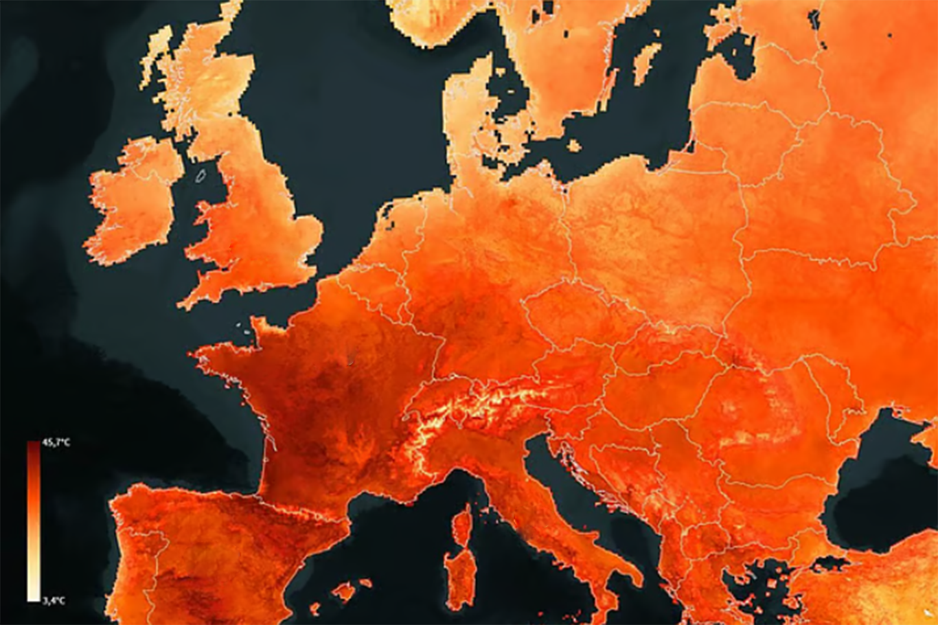 Avrupa'da sıcak hava dalgası nedeniyle 1300'den fazla ölüm kayıtlara geçti
