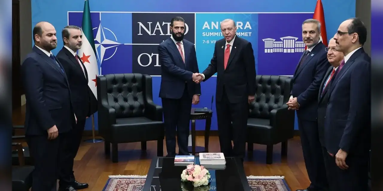 Cumhurbaşkanı Erdoğan, Suriye Cumhurbaşkanı Şara ile bir araya geldi
