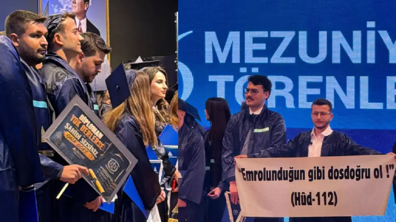 Fakülteye vesayet çöktü! Mezuniyette ayete tahammülsüzlük!