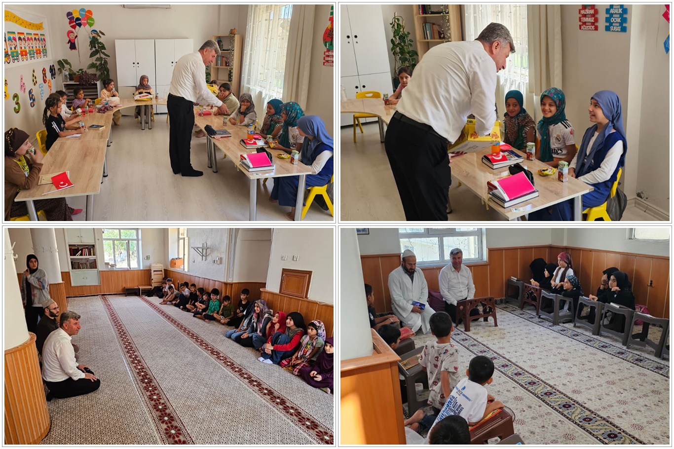 Belediye Başkanı Özhan, çocuklara eğitimin ve okumanın önemini anlattı