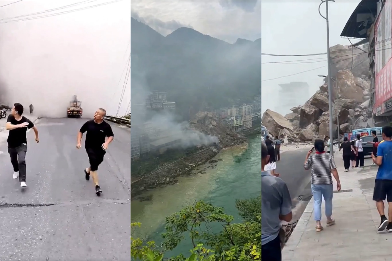 Çin'in Chongqing kentinde heyelan: Çok sayıda kişi enkaz altında