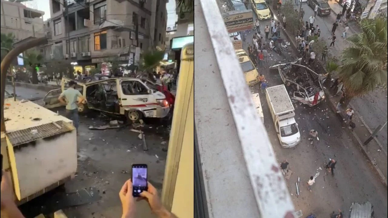 Şam yakınlarında bombalı saldırı: 2 Ölü, 13 yaralı var